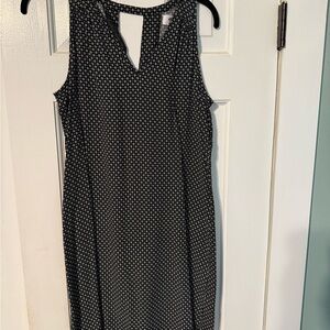 Old Navy Black and White Sleeveless Dress
